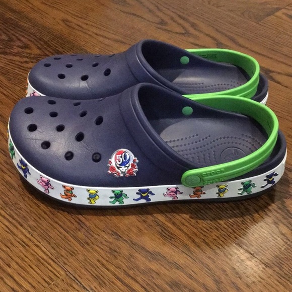 M GRATEFUL DEAD CROCS 50th ANNIVERSARY M13 - Picture 3 of 10
